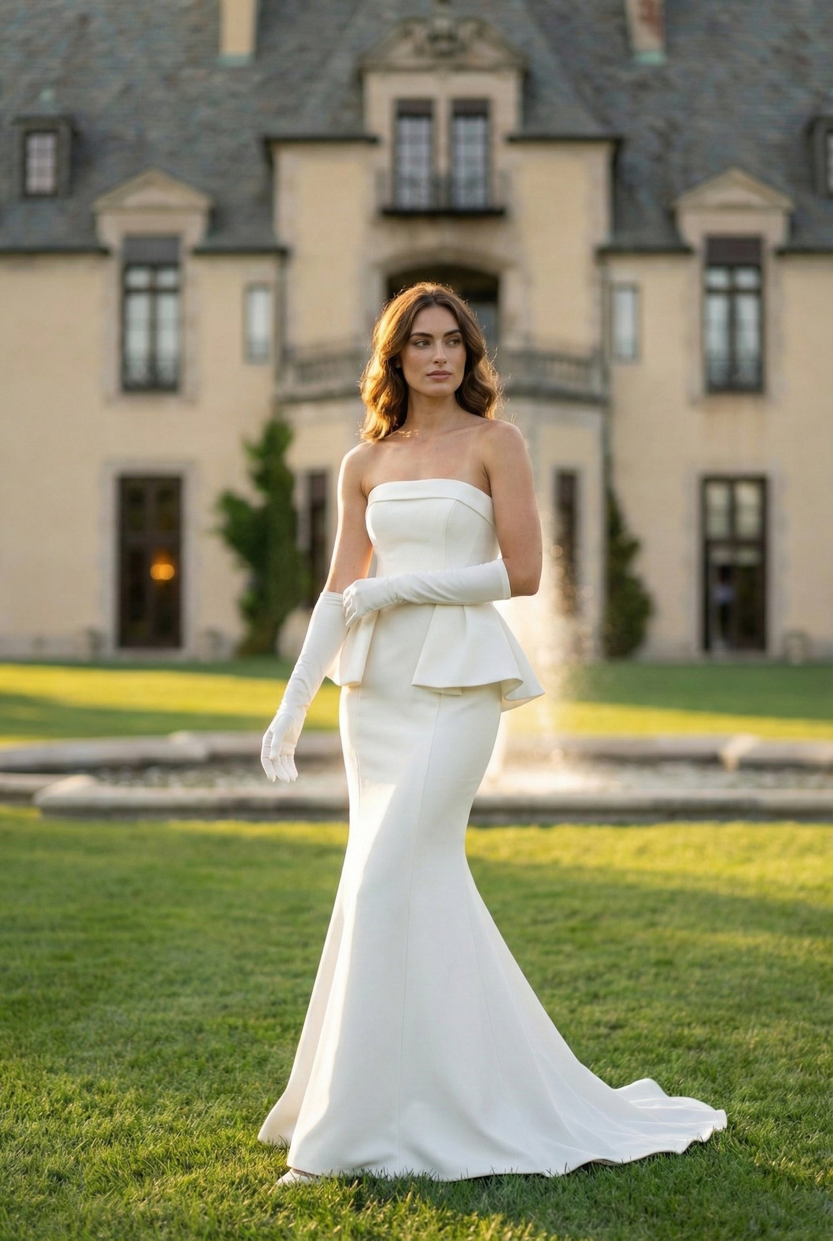Matilda — Peplum Mermaid Wedding Dress